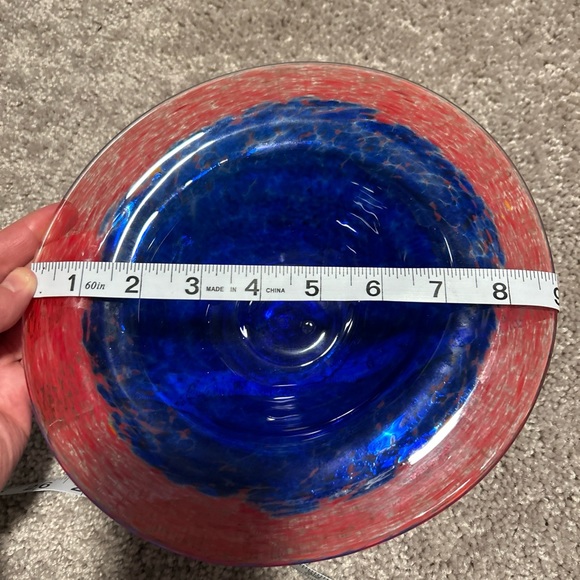 Bagi Art Studio Glass Pedestal Bowl - Picture 7 of 7